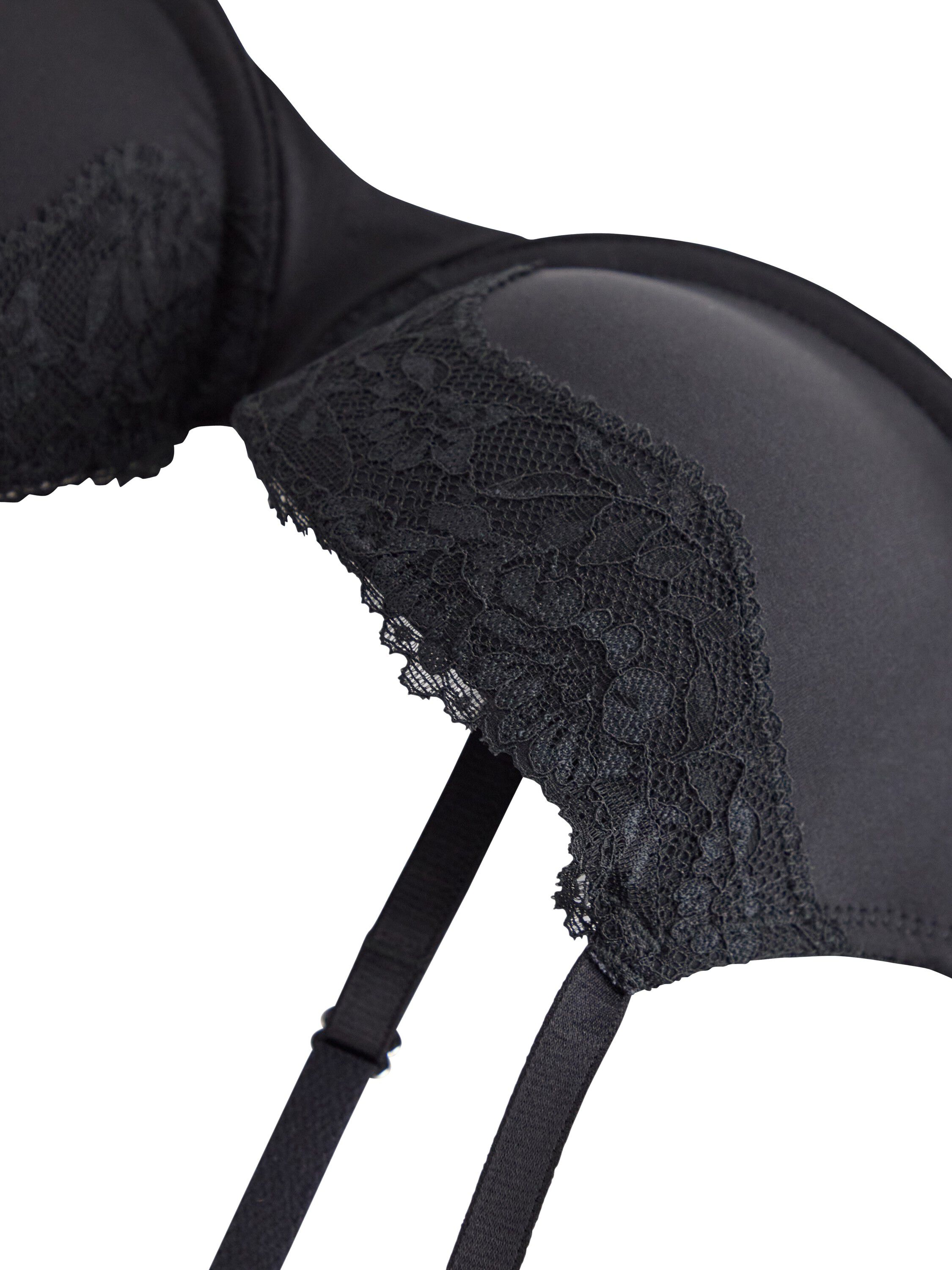 En behagelig balconette-bh med fine