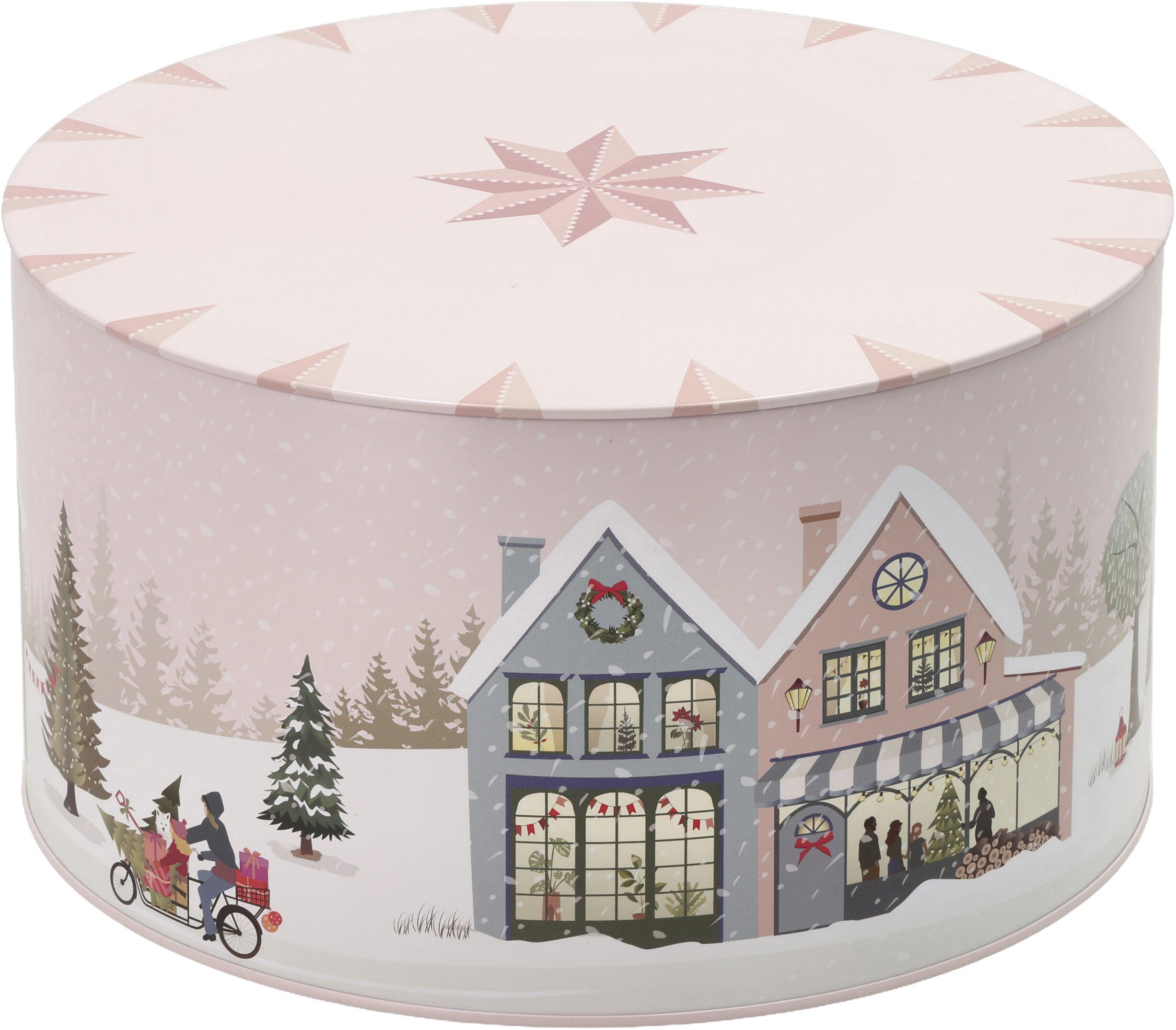 Kakburksset Vinter 22x12/20x10 cm Crystal Rose/Ice Blue