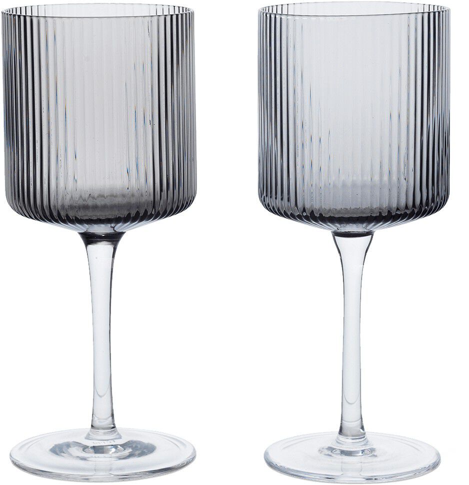 Ripple White Wine Glasses - Set of