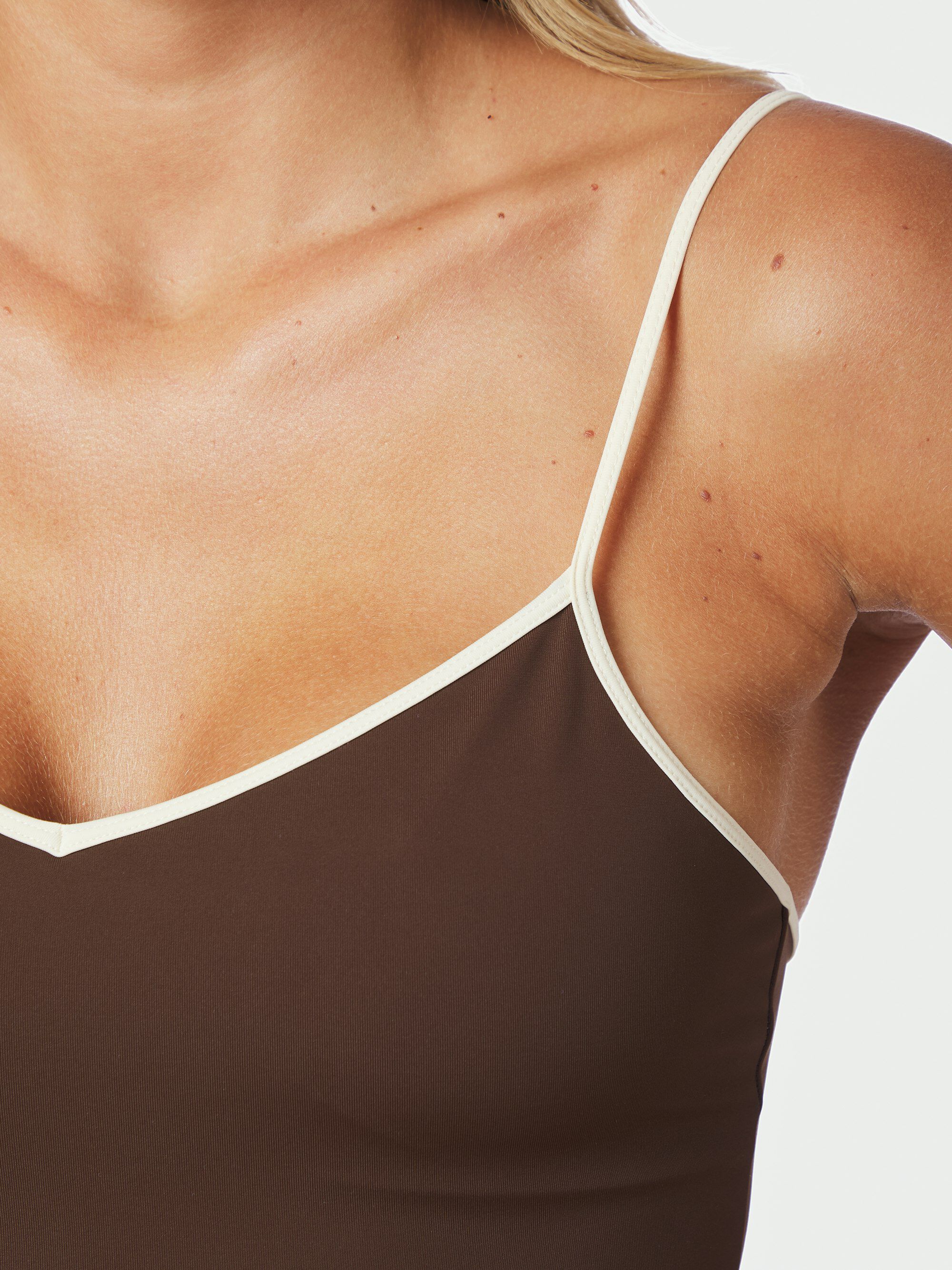 Felice Solid Contrast Swimsuit