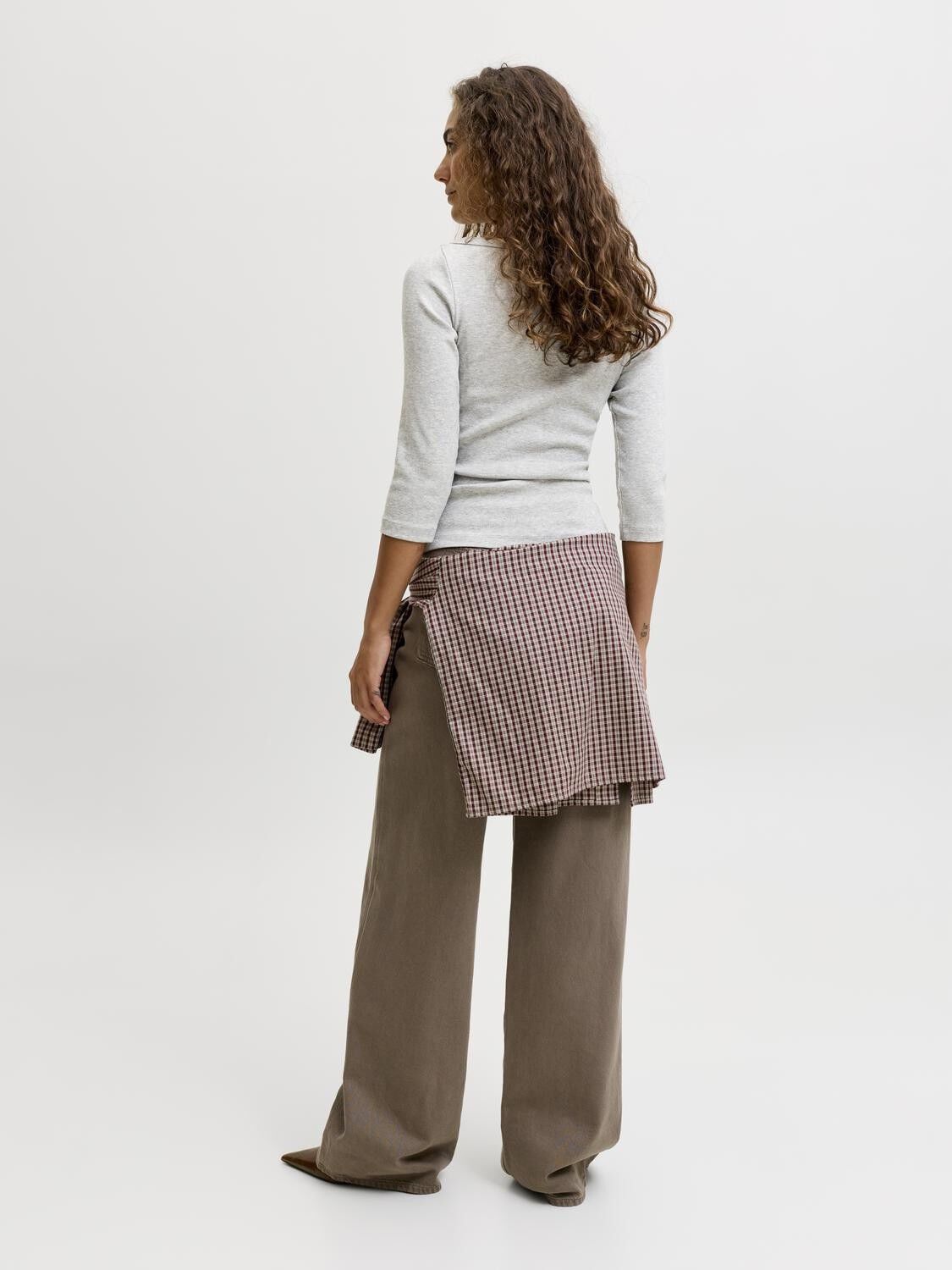 Jxfifi Str 3/4 Boatneck Top Jrs Noos
