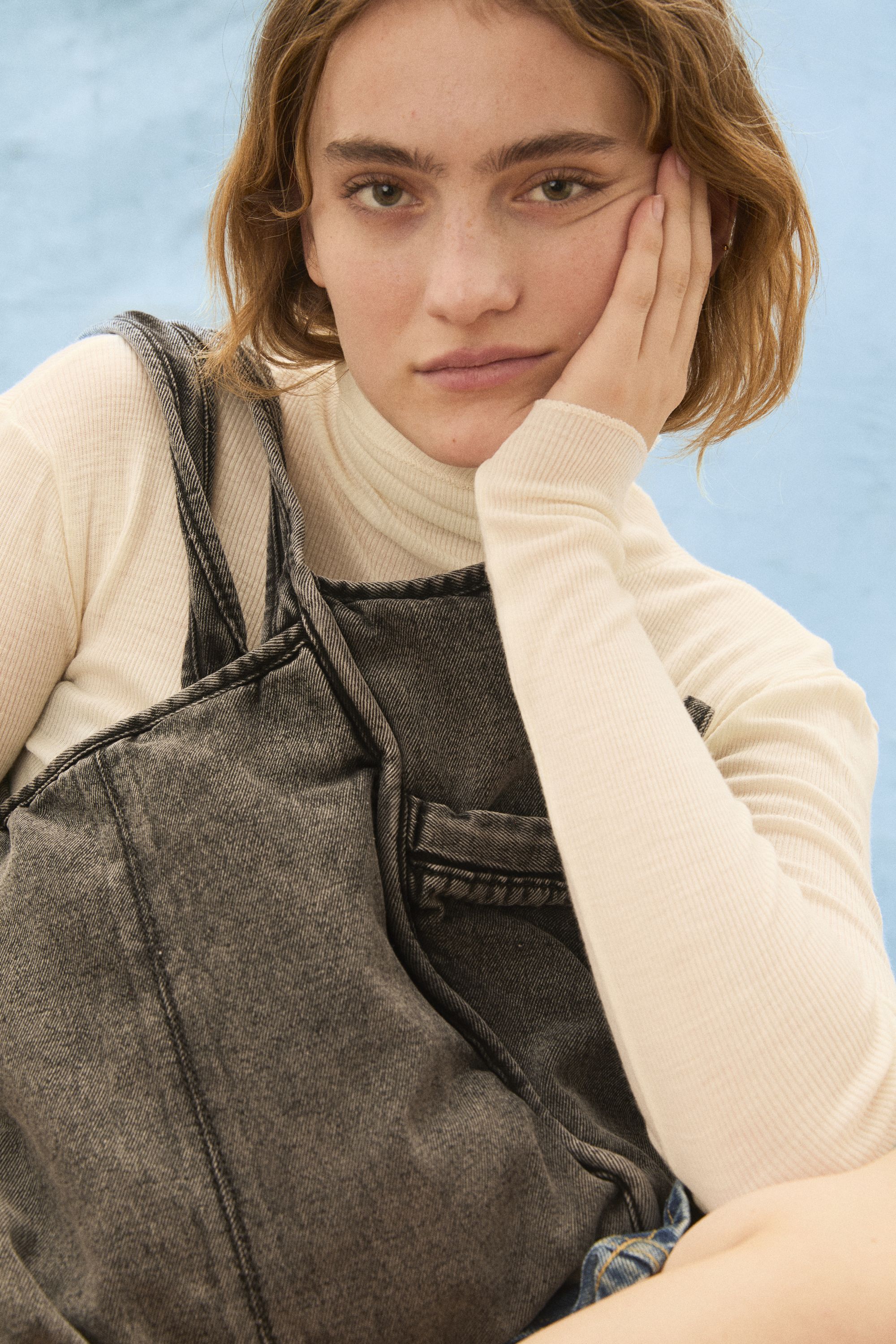 Washed Denima Laurel Bag