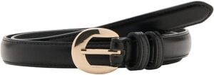 Buckle skinny belt