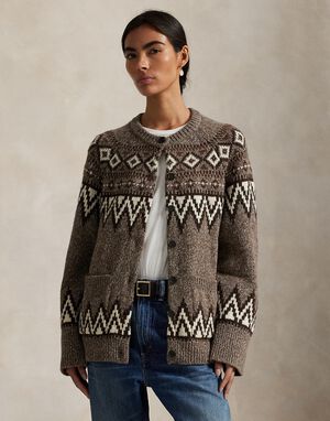 Fair Isle Wool-Blend Cardigan