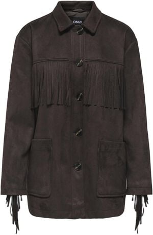 ONLWILLA FRINGES FAUX SUEDE JACKET