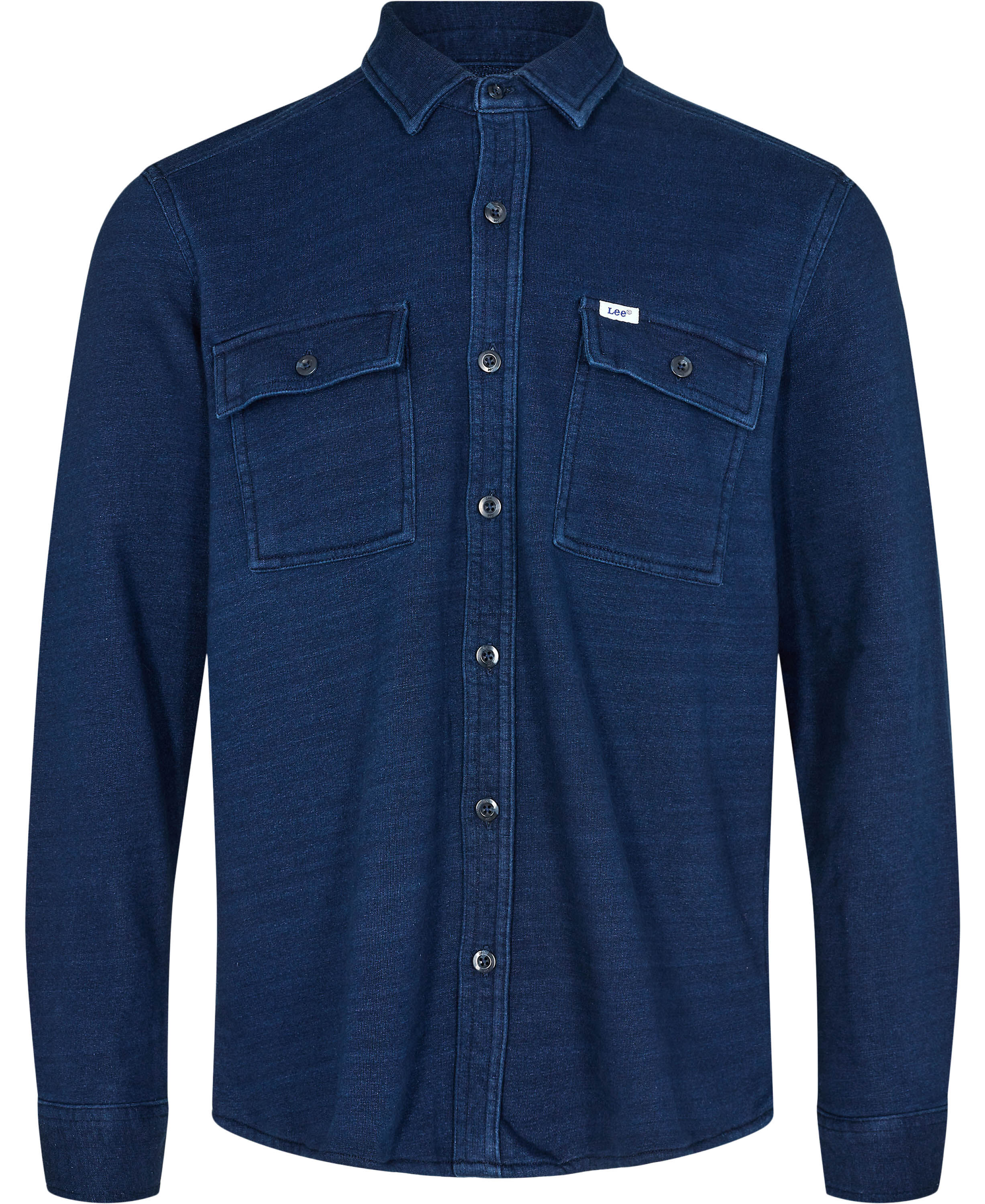 WORKING_FLEECE_SHIRT INDIGO