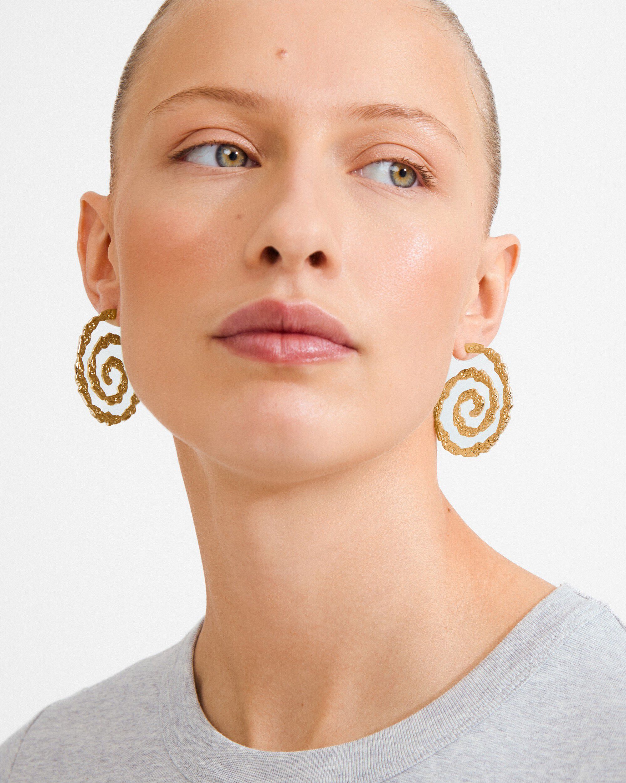 STILL earrings gold-plated