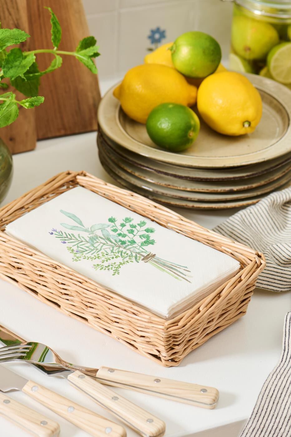 Serviet 10x20 cm krydderurtebuket 16 stk/pk