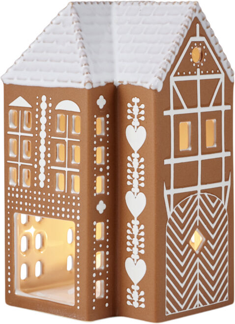 Gingerbread Lyshus stor brun