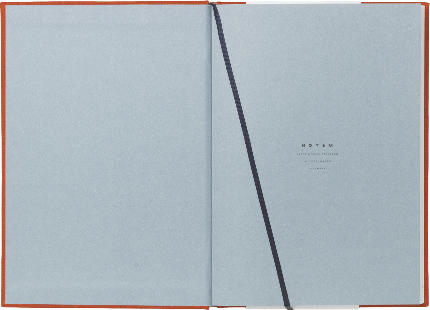 Hardcover notesbog, Medium, R&oslash;d