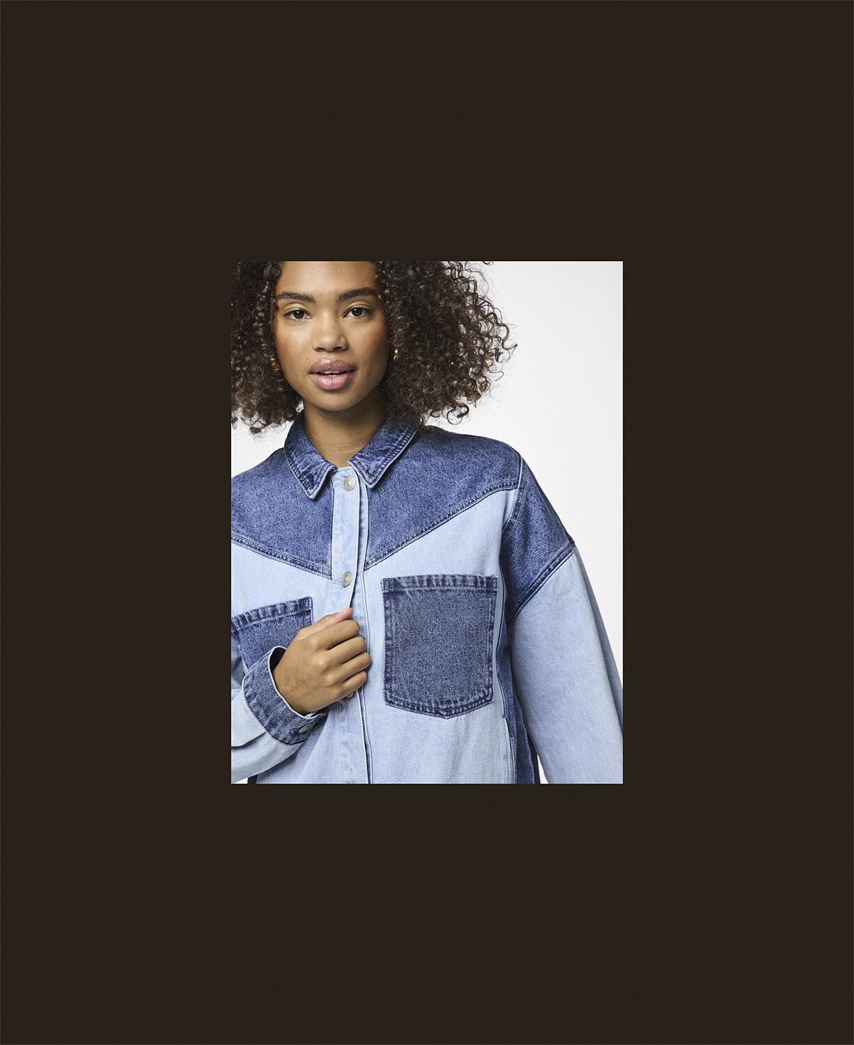 PCFAMY LS LOOSE DENIM SHIRT D2D FSY