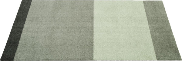 Løber, 67x120 cm, stripes-horizon lys/støvet og mørkegrøn