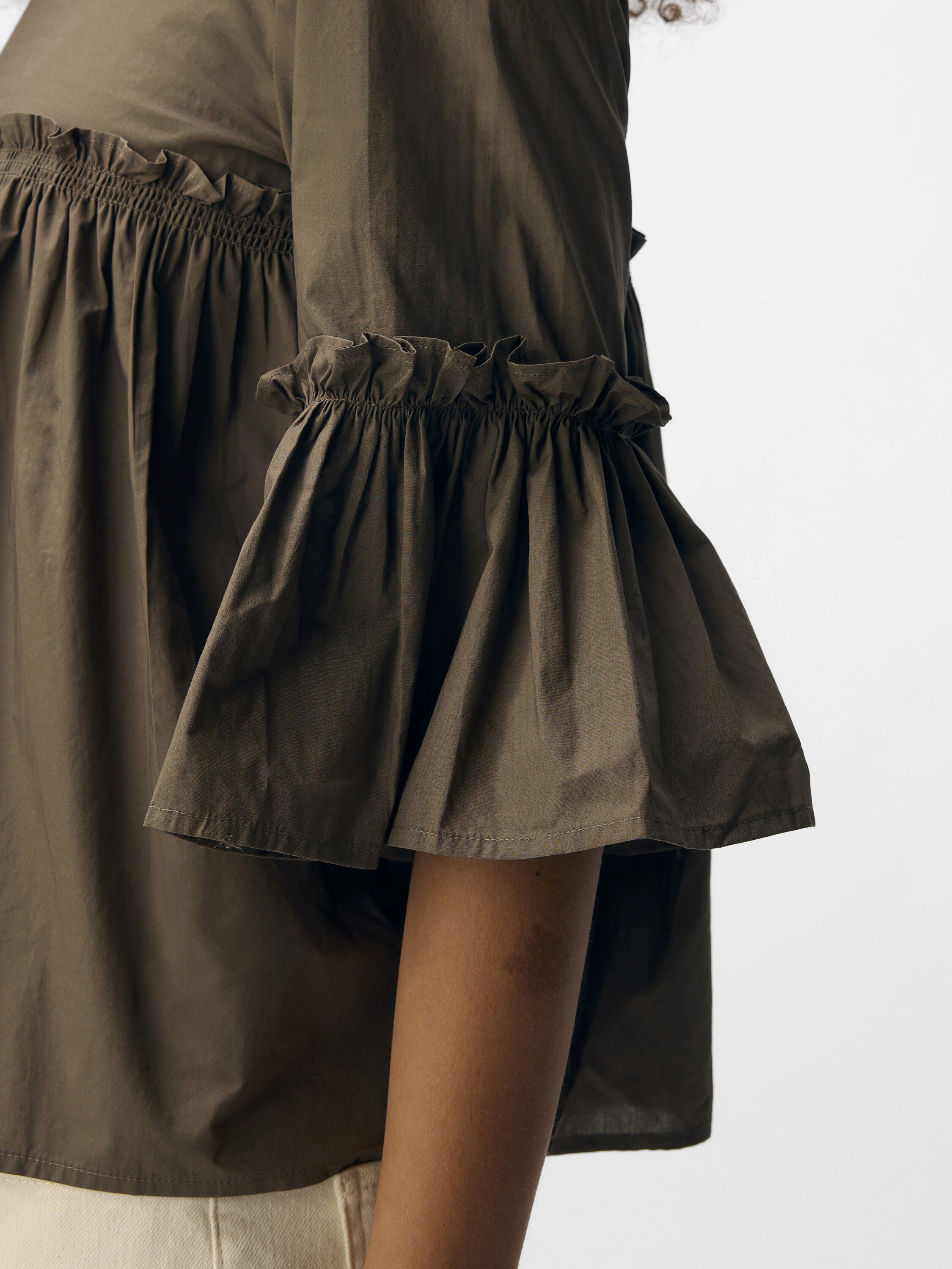 OBJIRA HOPE 3/4 RE O-NECK TOP 141