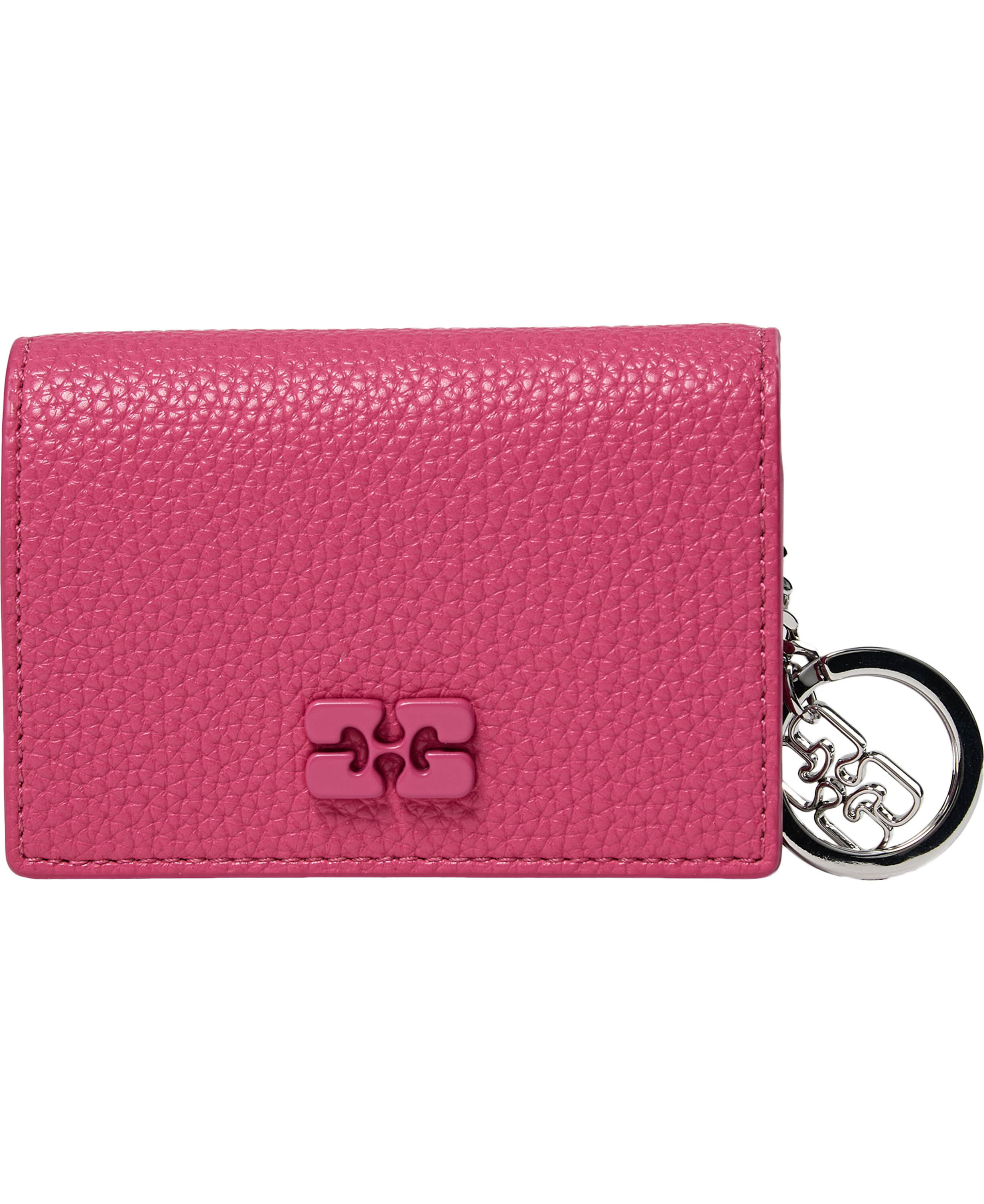 Bou Card Holder With Flap Grained