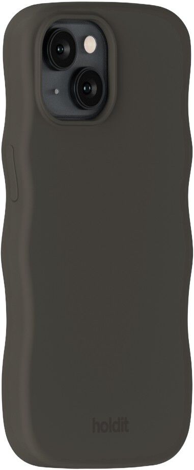 Wavy Silicone MagSafe Cpt IPH17e/16e/15/14/13 Charcoal