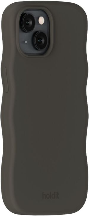 Wavy Silicone MagSafe Cpt IPH17e/16e/15/14/13 Charcoal