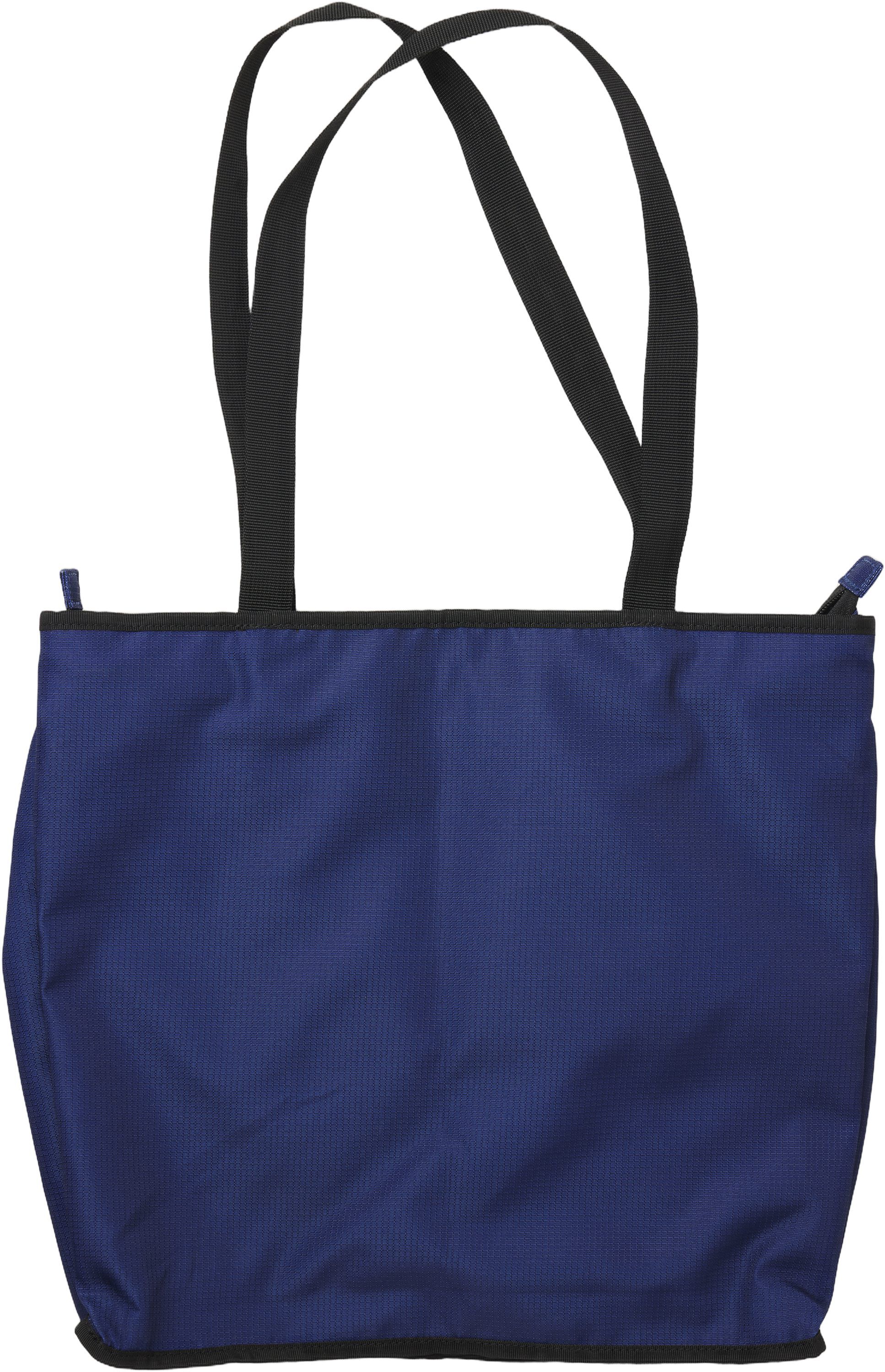 LUNA nylon bag with pockets, Blue