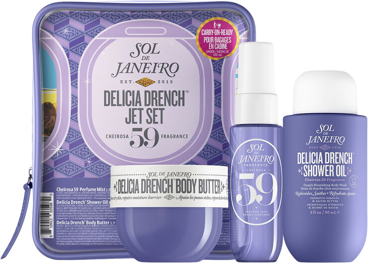 Delicia Drench Jet Set - Kroppsvårdsset