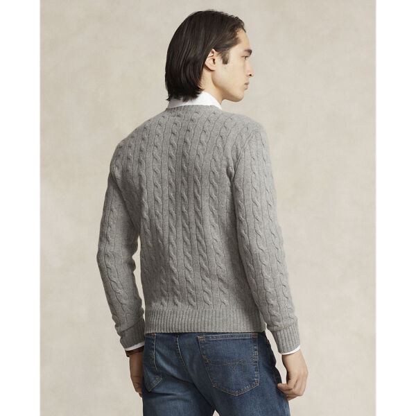 Cable-Knit Wool-Cashmere Sweater