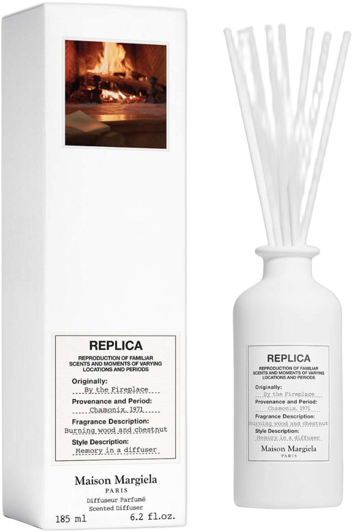 MAIOSN MARGIELA REPLICA DIFFUSER BY THE FIREPLACE 185ML
