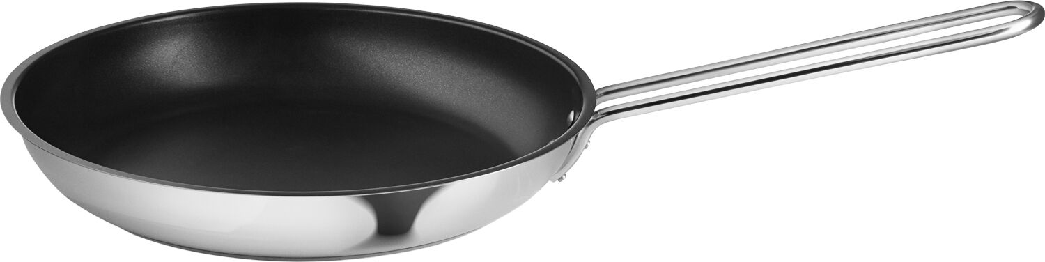 Stainless Steel Stegepande 28 cm med Slip-Let&reg; bel&aelig;gning