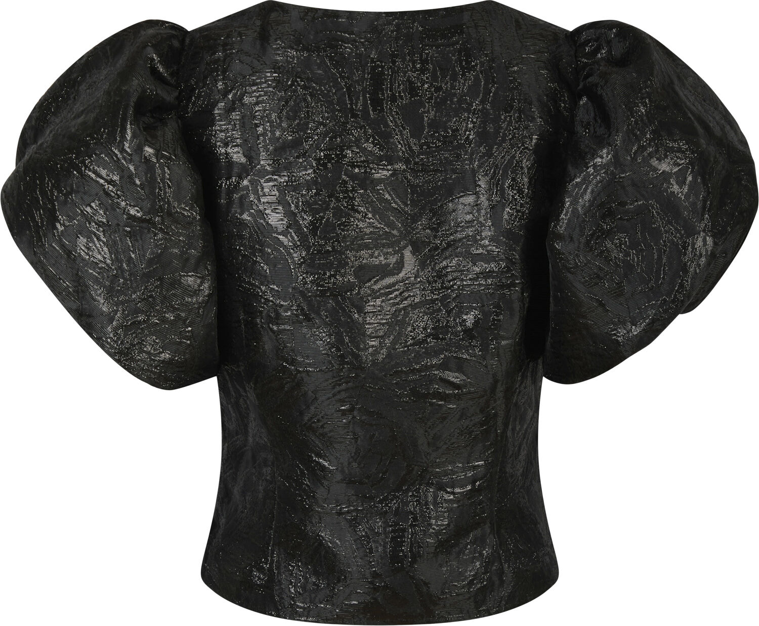 Camia Metallic Brocade Blouse