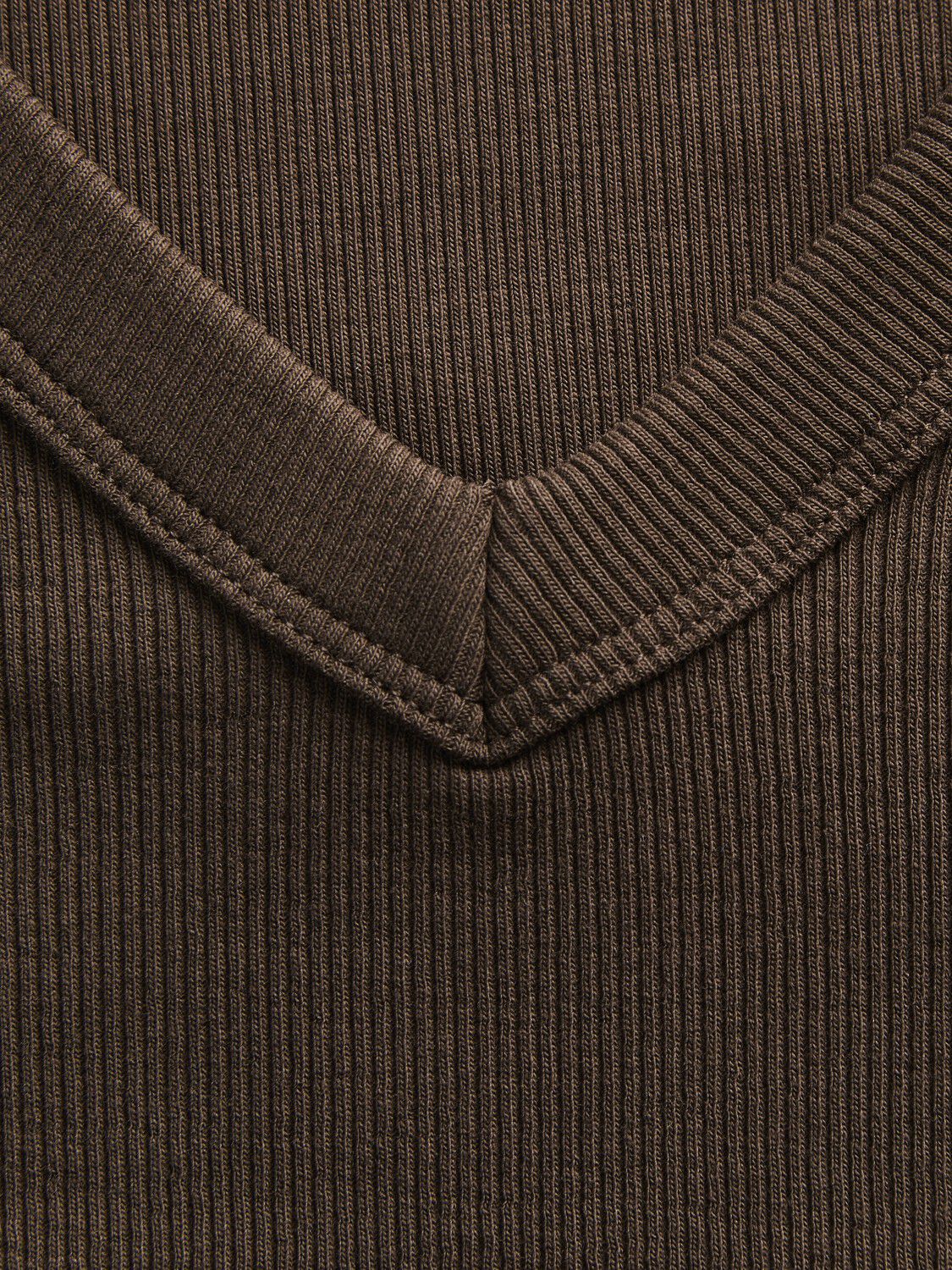 Jxfifi Str 3/4 V-Neck Rib Top Jrs