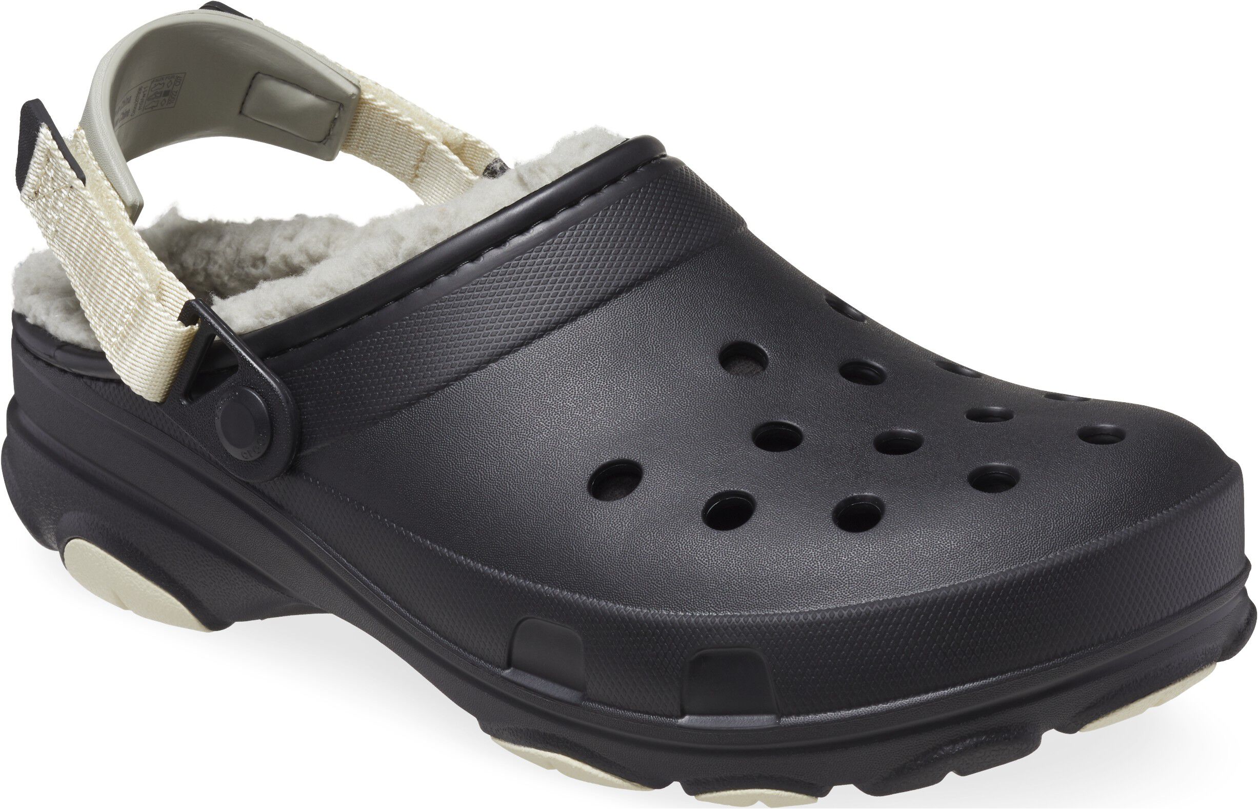 All Terrain Lined Clog Blk