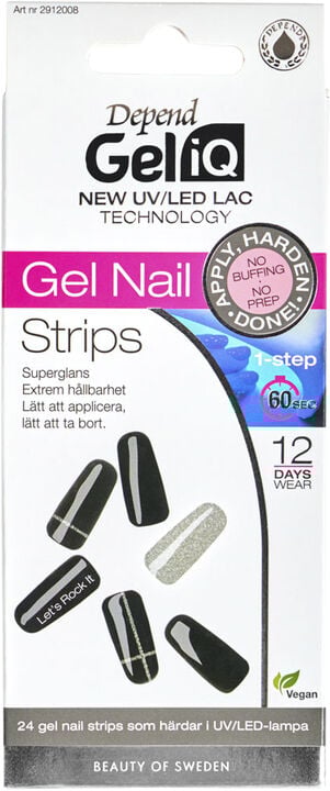 Gel iQ Gel Nail Strips Semi cured n