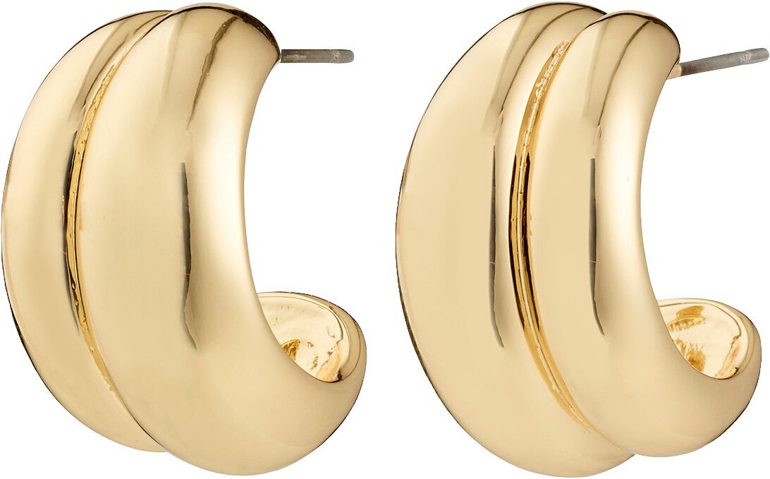 MIKO &oslash;reringe guldbelagt