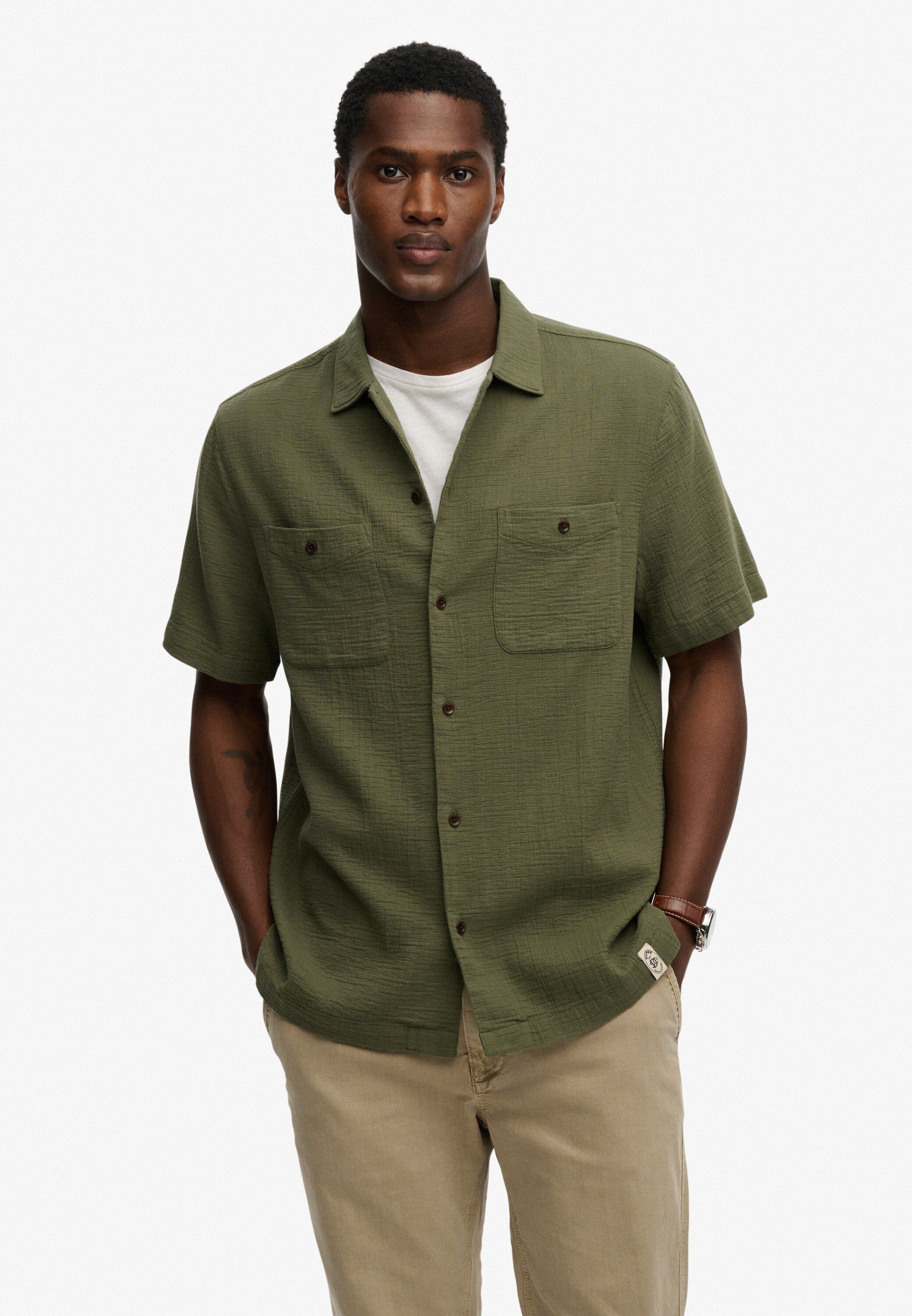 MERCHANT TEXTURED S/S SHIRT