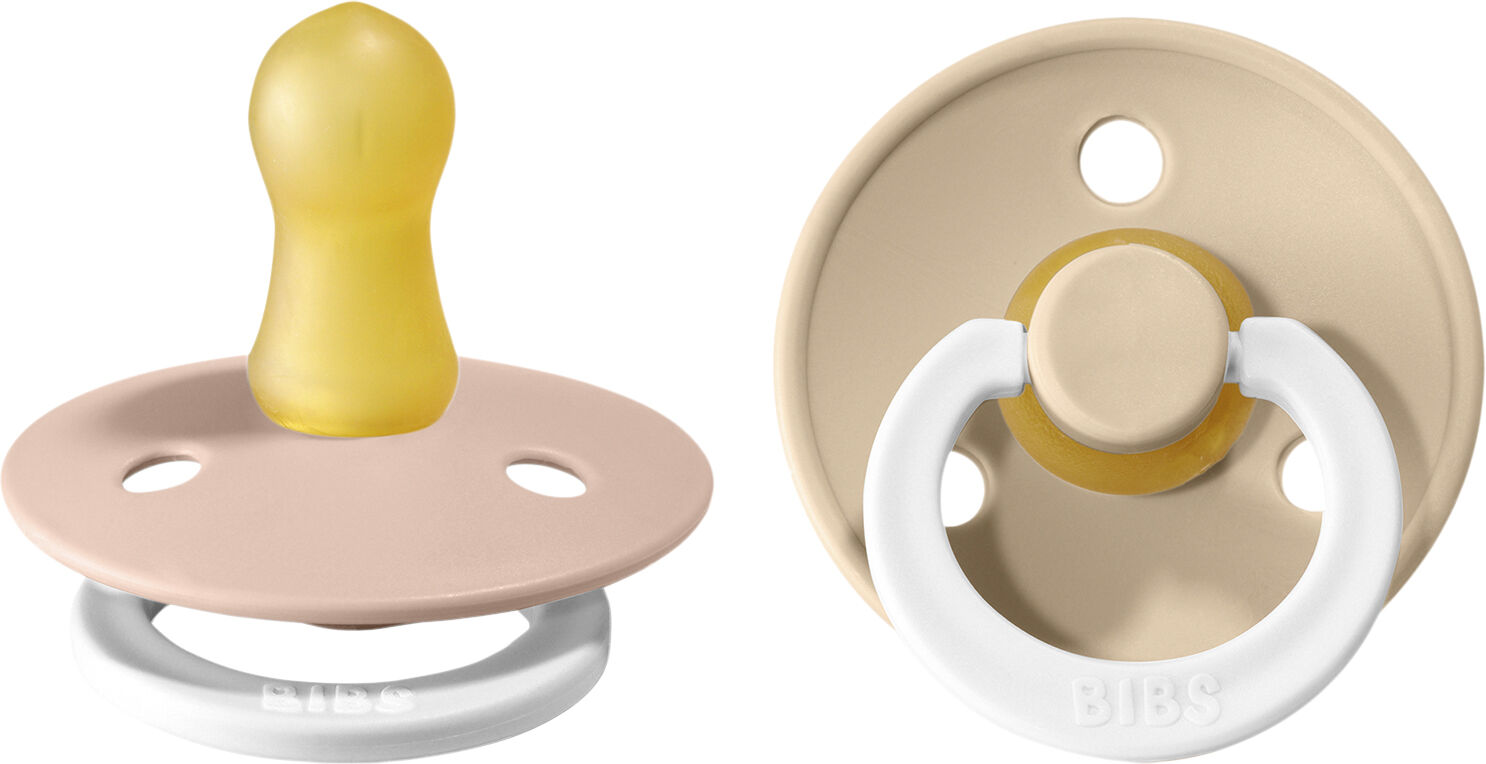 BIBS Colour 2 PACK Blush NIGHT/Vanilla NIGHT