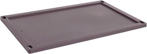 HAY Colour Crate Lid Plastic-Large-Bordeaux