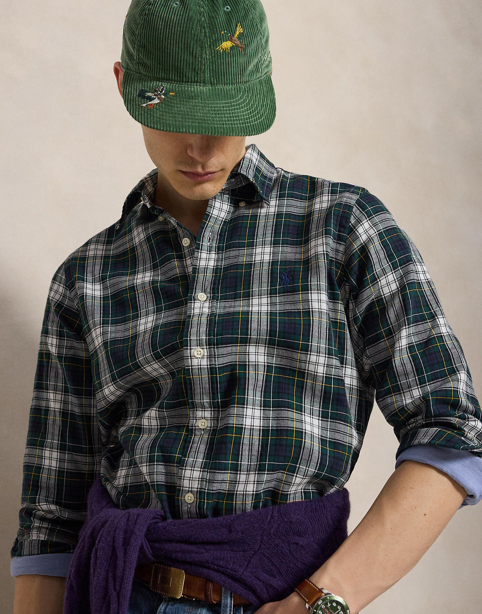 DOUBLE FACED OXFORD-WVN-SHIRT