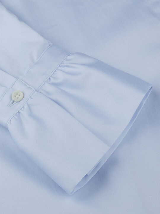 Darya Blouse, Frill collar Flyfront Frill cuff