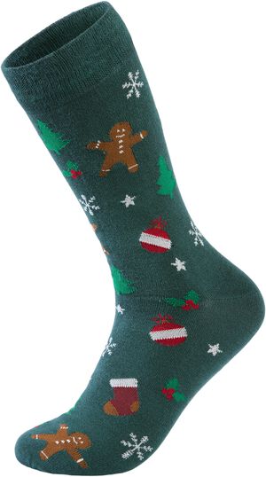 Christmas bamboo sock
