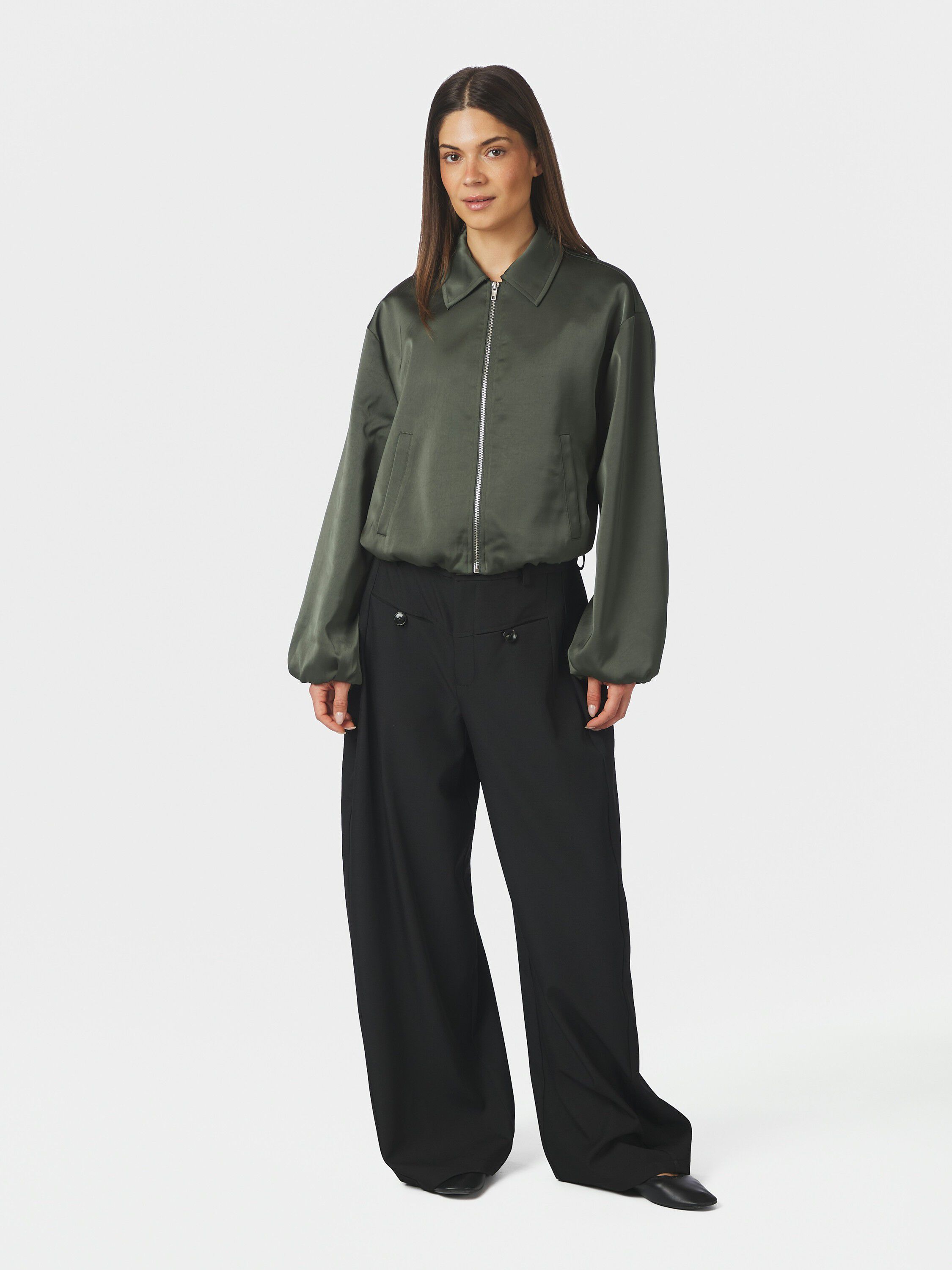 Denielle Heavy Sateen Jacket