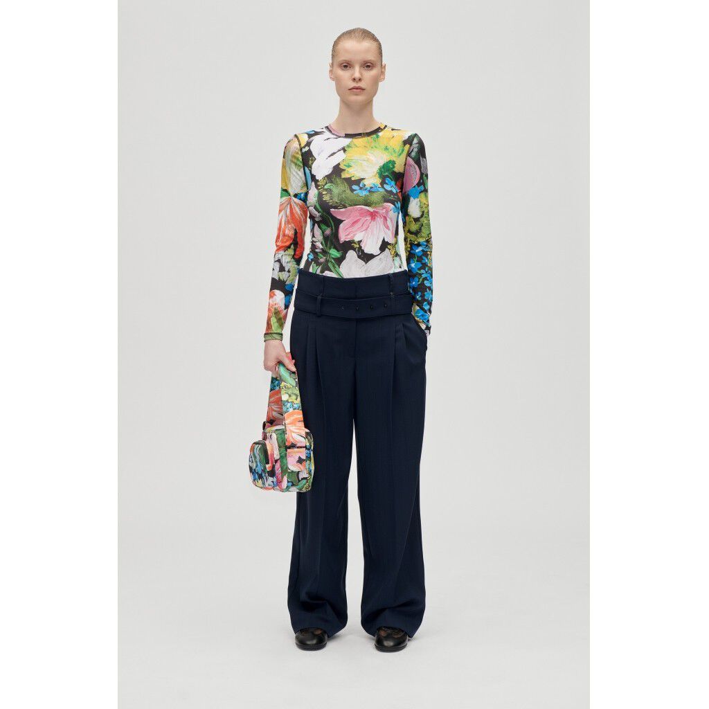 2244 Stocking Jersey, Elastic Long Sleeve Top