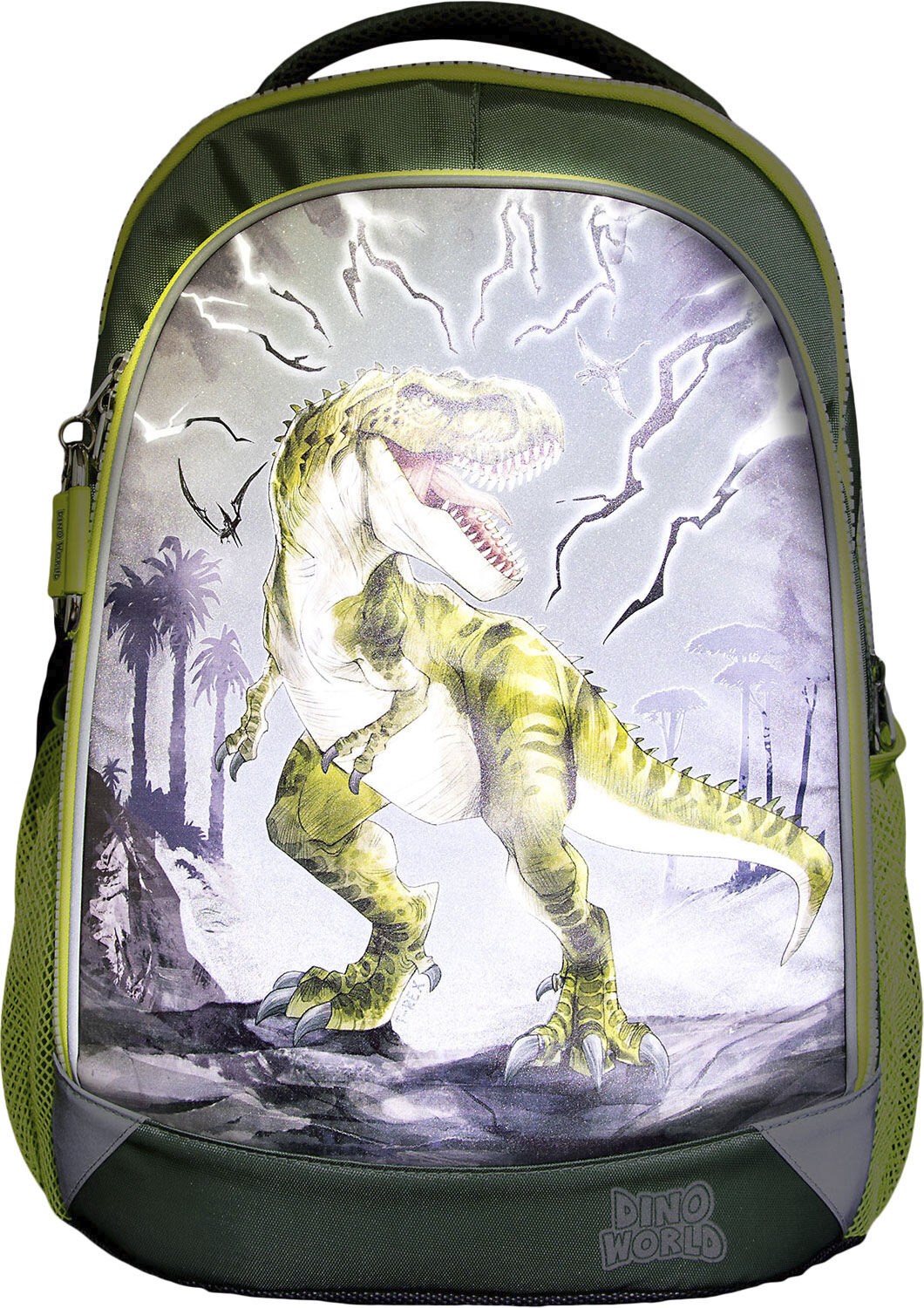 Dino World Skolerygs&aelig;k Reflector