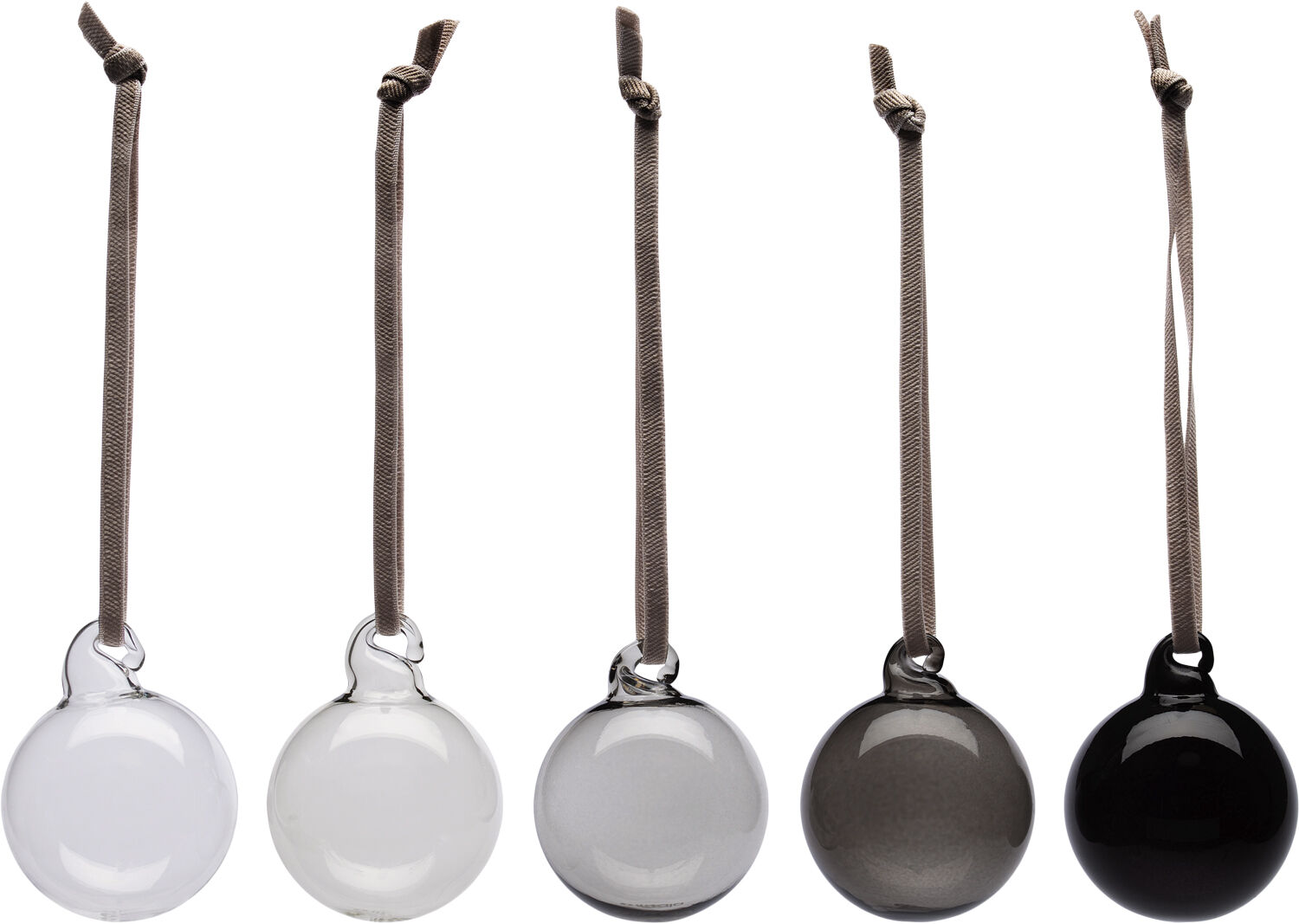 Iittala glaskugler 4cm 5-pak gr&aring;