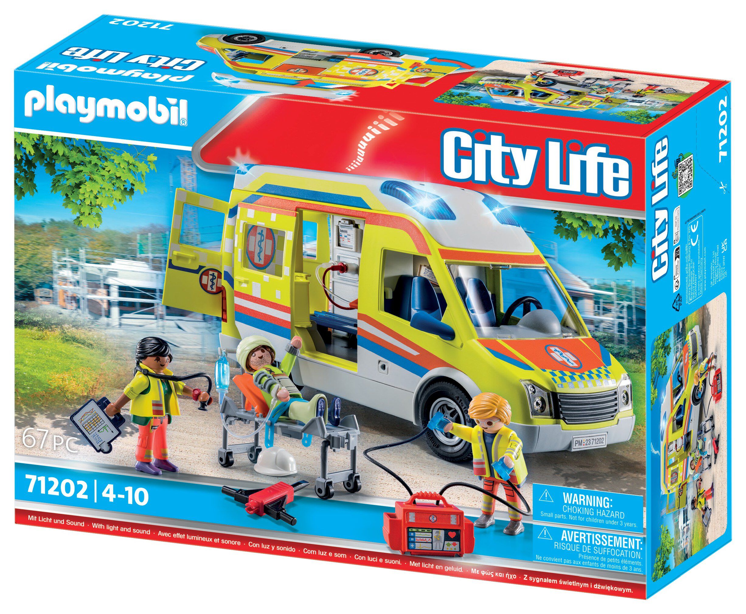 Playmobil Ambulance with light and sound