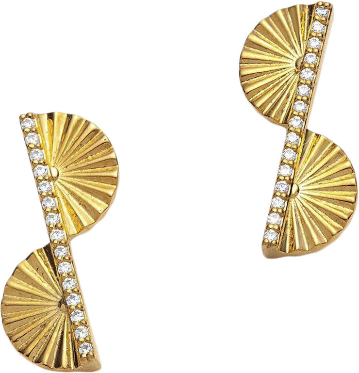 Fan Leaf Earring