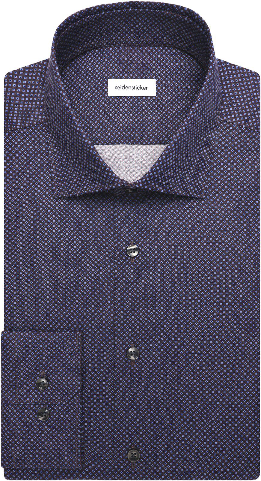 Business shirt Slim 1/1 Kent-Collar Print