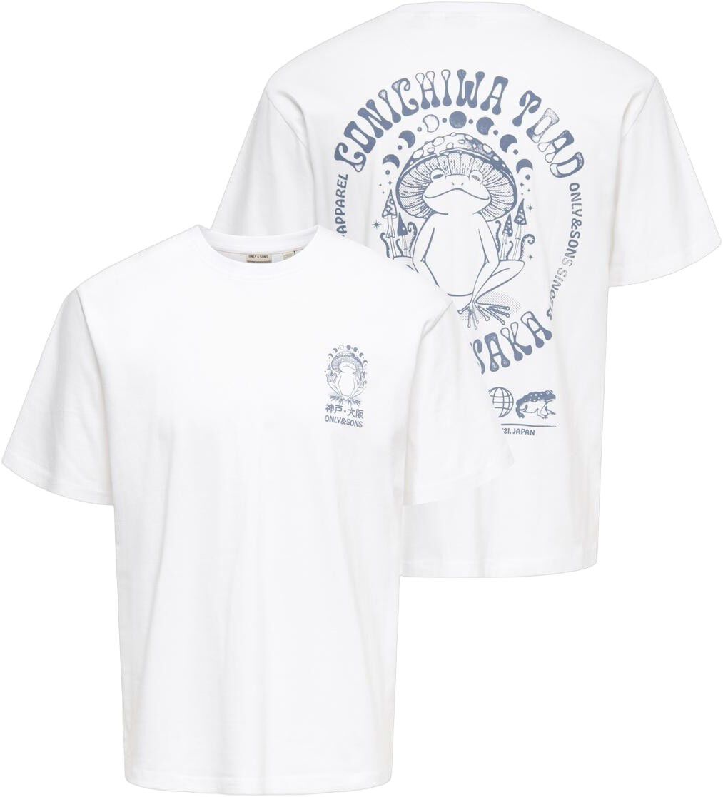 ONSFRED LIFE RLX SS PRINT TEE NOOS