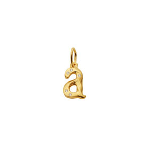 Alphabet Pendant Gold