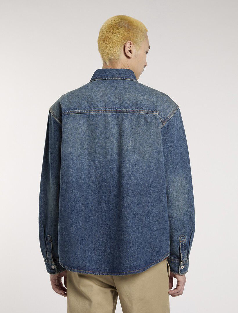 MECHANIC DENIM SHIRT LS KHAKI TINTE