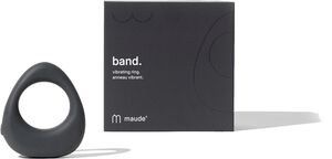 Maude - Band Vibrating Ring - Charcoal