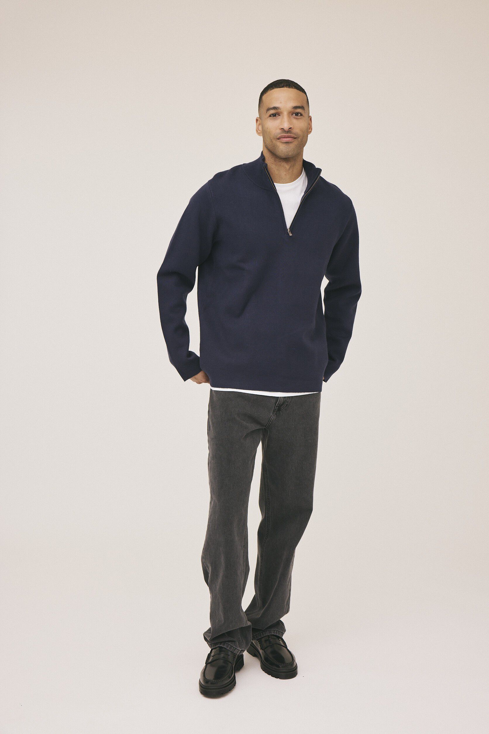 Elo half zip knit - EcoVero