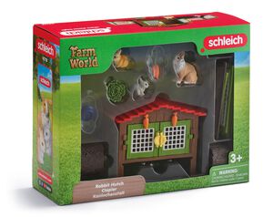 Schleich Rabbit hutch wit