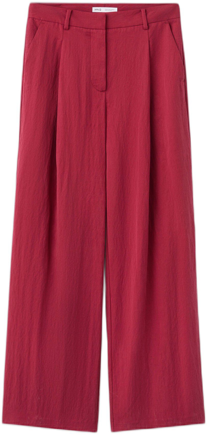 Mid-rise lyocell trousers